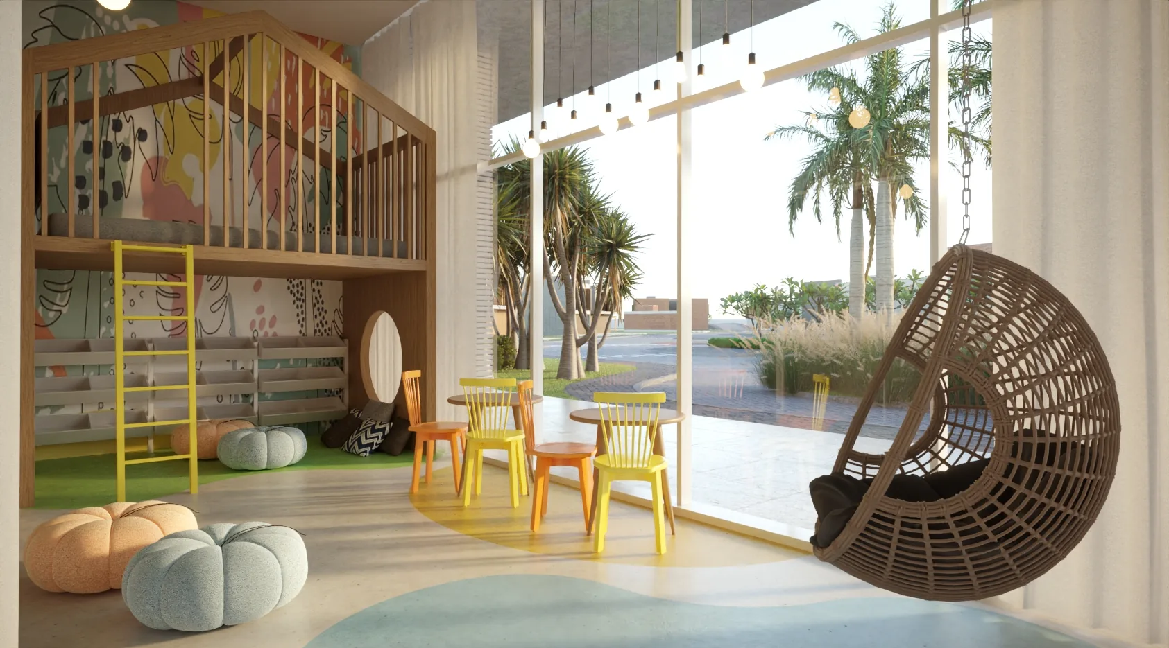 Espaço kids do ClubHouse do Allure Beach Condo