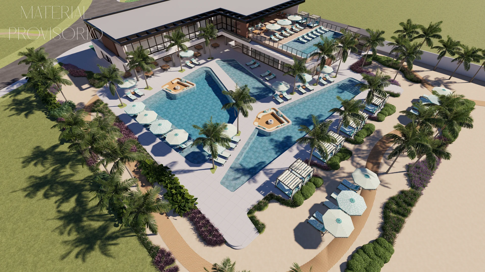 Beach club à beira-mar em condomínio fechado no litoral norte do RS