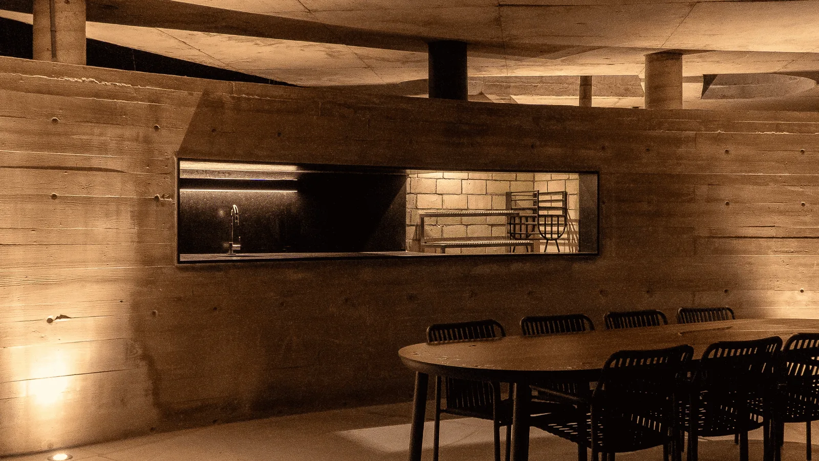 Espaço gourmet externo e conveniência do clube do Lótus