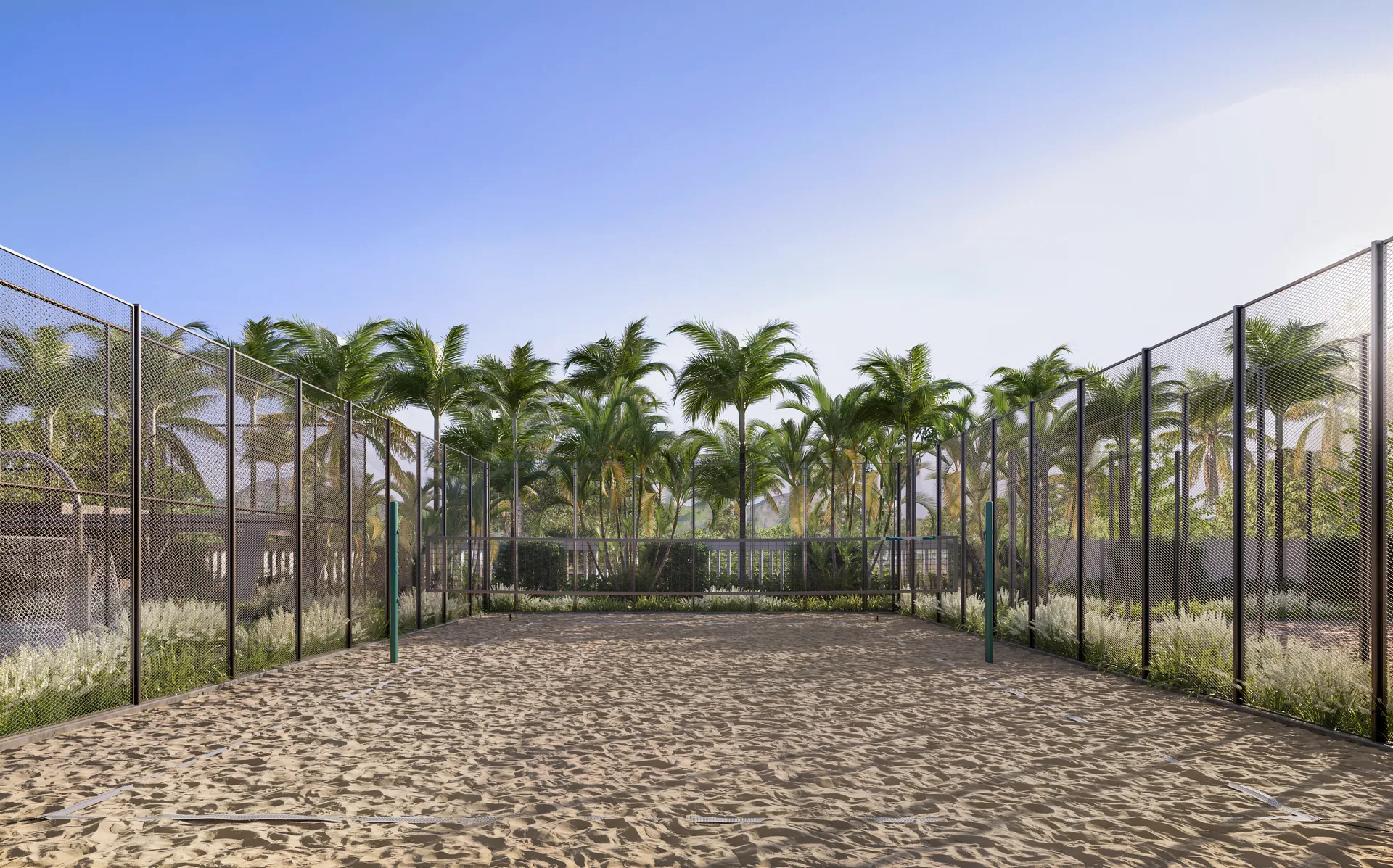 Beach tennis e beach volley na areia do Navagio Life Homes