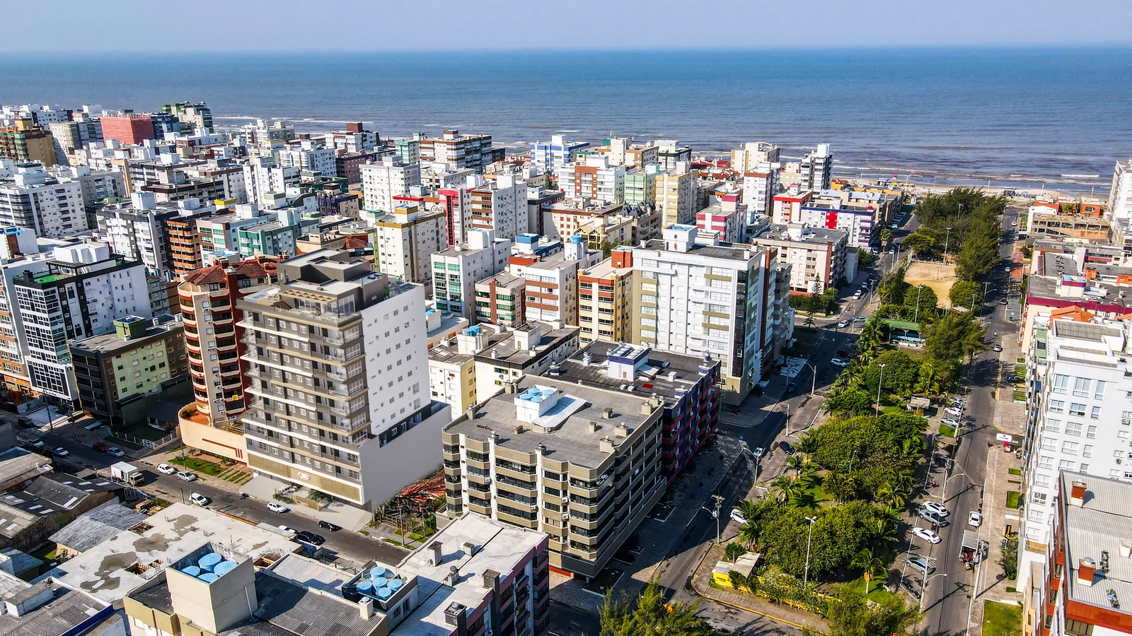Mapa de localização do Santé Beach Home na Rua Taquari, Zona Nova de Capão da Canoa