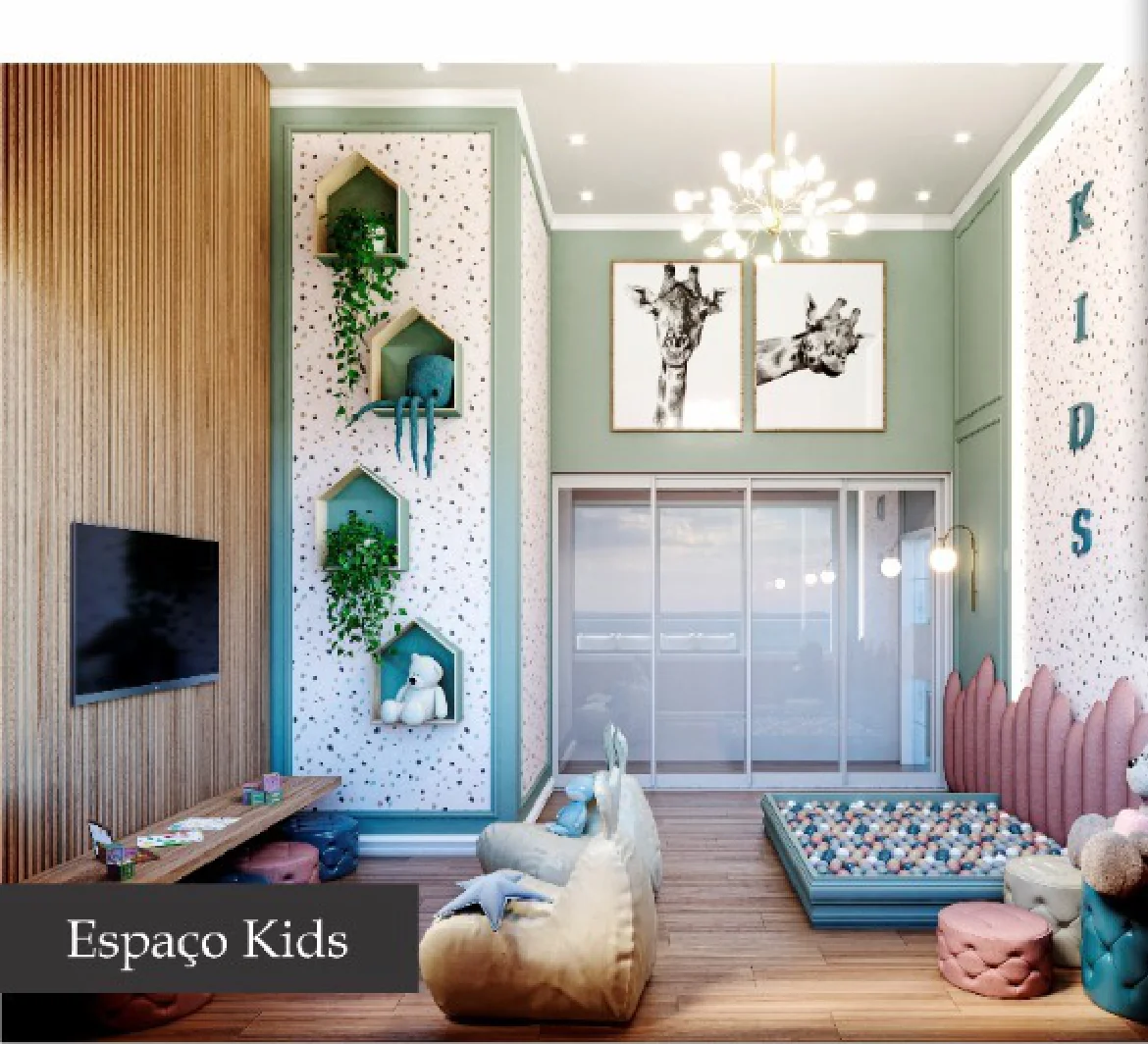 Kids Club do Único Residence com brinquedoteca